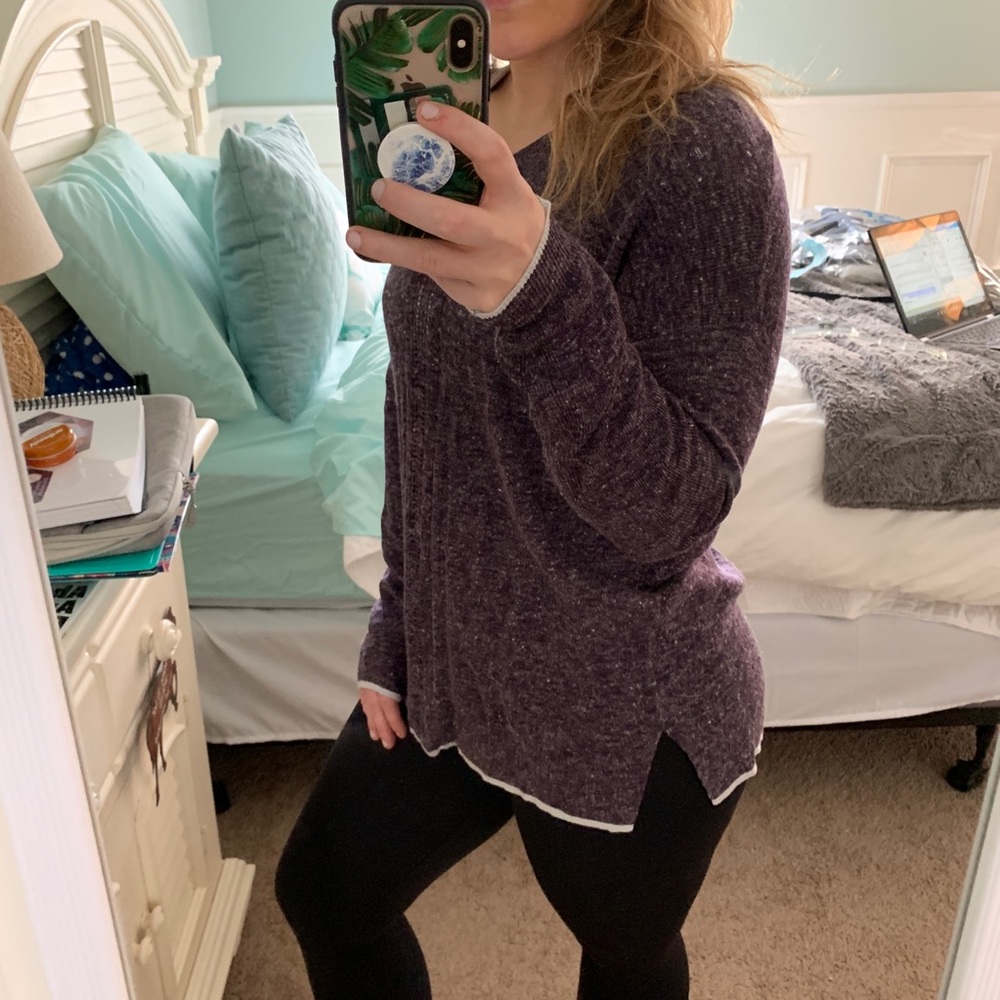 SAMPLE Fall2016- RARE ED Purple Knit Sweater - Picture 8 of 8